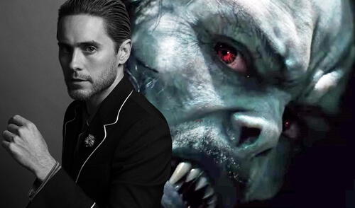 Jared Leto espera que el público olvide al Joker con la película de Morbius. Foto: composición/Sony Pictures