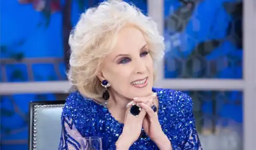 Mirtha Legrand en su regreso a la televisión. Foto: Martha Legrand / Instagram Mirtha Legrand