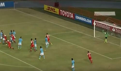 Sporting Cristal: Mira el golazo de tiro libre de Santa Fe que dejó parado a Viana [VIDEO] 