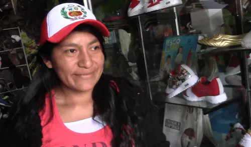 Huancayo: madre soltera fabrica zapatillas mundialistas Huancayo: madre soltera fabrica zapatillas mundialistas