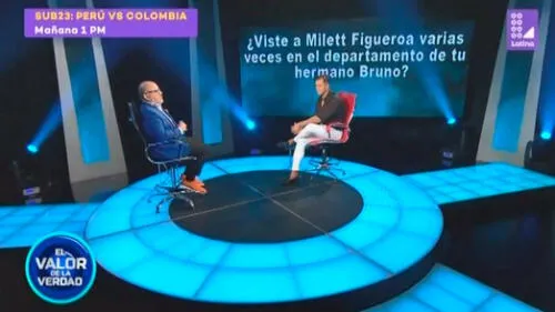 El 'Galáctico elogió la belleza de Milett Figueroa.