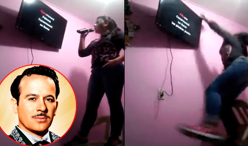 Facebook: joven quiso cantar como Pedro Infante e inesperado accidente lo malogra todo [VIDEO]