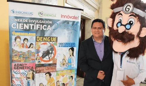 Médico peruano diseña historietas para educar a niños y jóvenes sobre enfermedades