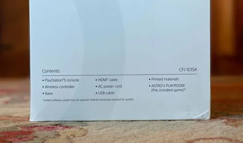 Desliza para ver más fotos de la PS5 en su caja. Foto: Twitter La PS5 llegó a los hogares: esto es lo que incluye la caja de la primera edición