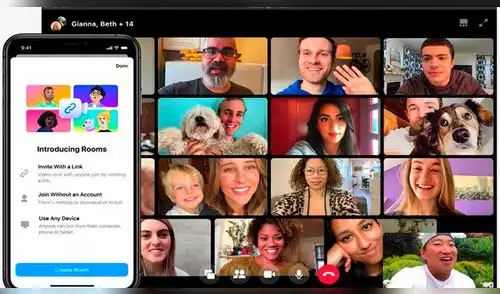 Se pueden crear videollamadas en grupo de hasta 50 personas. Facebook: así puedes realizar videollamadas en grupo con Messenger Rooms