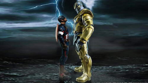 Avengers Endgame: Thanos casi le corta el brazo al Capitán América  [VIDEO]