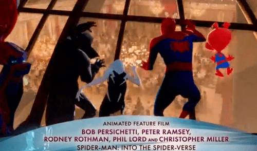 Oscar 2019: Spider-Man: Un nuevo Universo es la 'Mejor Película Animada'