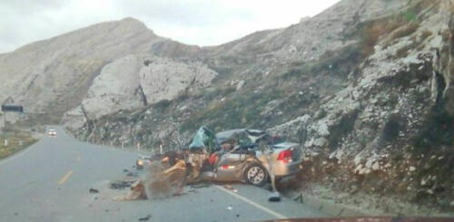 Junín: tres muertos deja accidente de tránsito en la Carretera Central