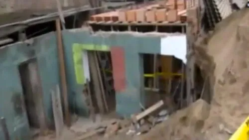 VMT: obrero murió después que le cayó una pared encima [VIDEO]