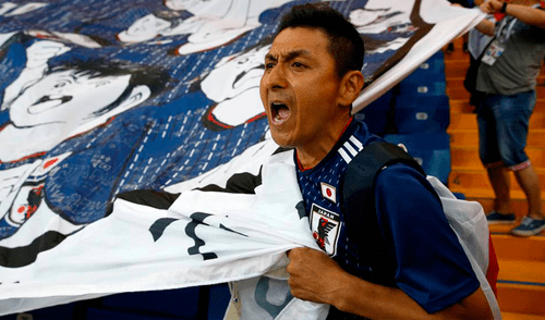 Facebook: La imagen de Oliver Atom en partido Japón vs Bélgica sorprende a hinchas