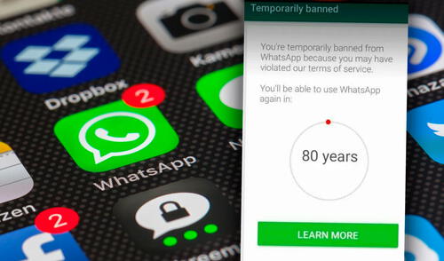 WhatsApp baneo suspensió WhatsApp Plus GB WhatsApp