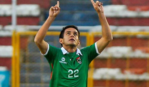 Jhasmani Campos debutó en la selección boliviana en el 2007. Foto: EFE
