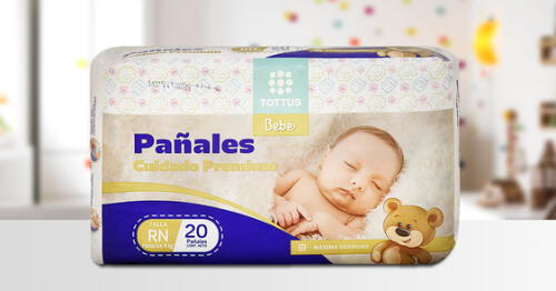 Tottus presenta nueva línea premium de pañales