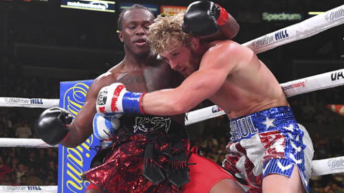 La pelea entre los youtubers Logan Paul vs KSI fue lo más esperado de la noche La pelea entre los youtubers Logan Paul vs KSI fue lo más esperado de la noche