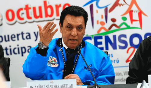 Censo 2017: Aníbal Sánchez, jefe del INEI, pone su cargo a disposición
