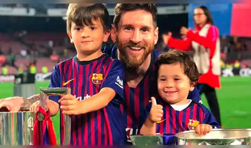 Messi fue 'troleado' por su hijo tras perder las finales de Champions y Copa del Rey [VIDEO]