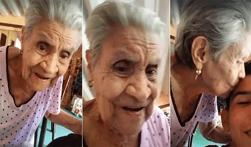 Facebook: Abuelita descubre que está siendo grabada y tiene esta tierna reacción [VIDEO]