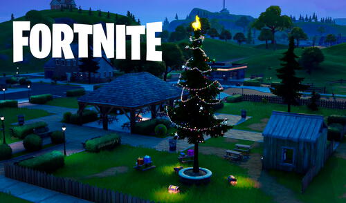 Fortnite: dónde hay árboles de Navidad para bailar junto a ellos