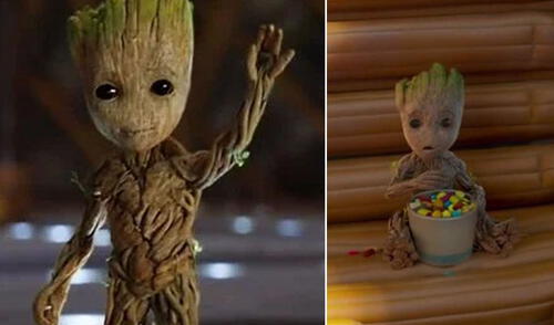 Baby Groot. Créditos: composición/Marvel
