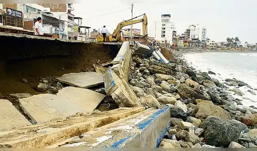 Moradores de Huanchaco saldrían a las calles por solución de erosión costera
