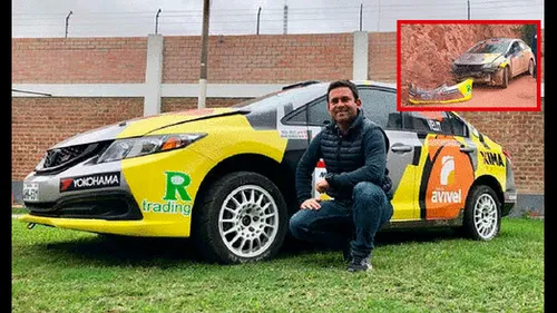 Caminos del inca: Raúl Velit se estrella contra mototaxi y abandona la ruta [FOTOS] 