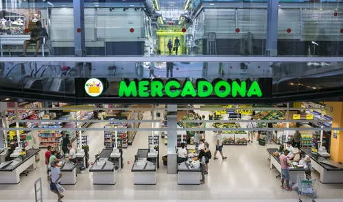El control al ingreso de los supermercados continúa para preservar la seguridad de todos. Foto: Internet. Mercadona.