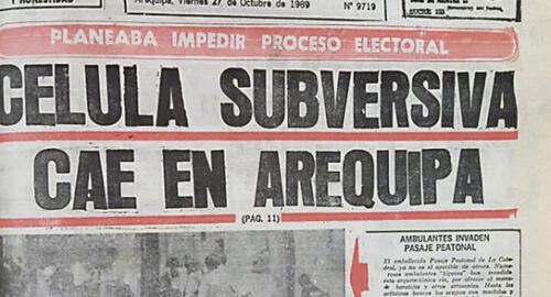 Fue un mito que violencia terrorista no afectó Arequipa