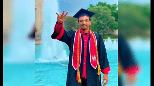 Joven recibió un disparo, pero siguió adelante y logró graduarse de la universidad