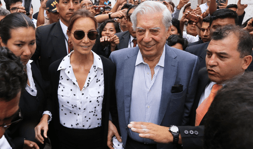 Mario Vargas Llosa e Isabel Preysler llegaron al Perú para 'Hay Festival' en Arequipa [VIDEO] 
