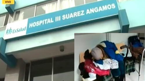 Piden ayuda para anciana que fue abandonada en sala de hospital Suárez Angamos [VIDEO]
