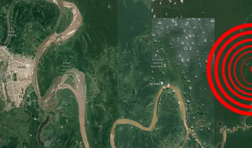 Sismo de 4.5 grados se sintió esta madrugada en Ucayali