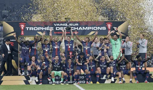 PSG goleó 4-0 al Mónaco y ganó la Supercopa de Francia