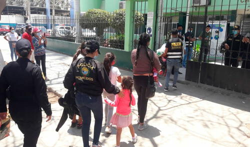 Menores y adultos fueron llevados a la Divincri de Chiclayo para las investigaciones. Foto: Policía Nacional