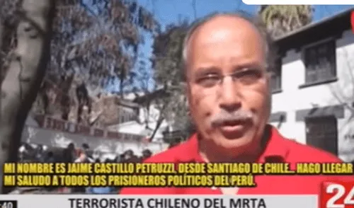 Terrorista chileno del MRTA mandó mensaje prosenderista [VIDEO]