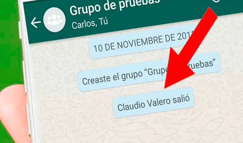Desliza para saber más de este truco de WhatsApp. Foto: Captura. whatsapp