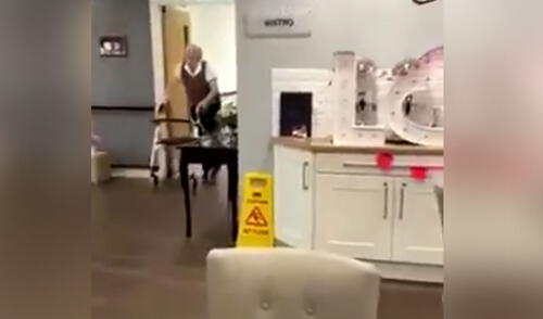 Anciana de 91 años se muda al albergue donde fue su esposo para vivir con él