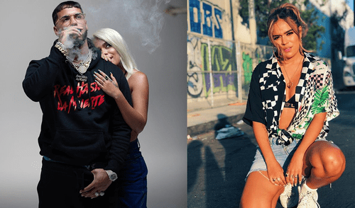 Así fue la llegada de Karol G y Anuel AA a Lima para show [VIDEO]
