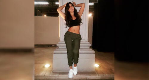 Yahaira Plasencia muestra prenda íntima por fuerte baile del totó [VIDEO]