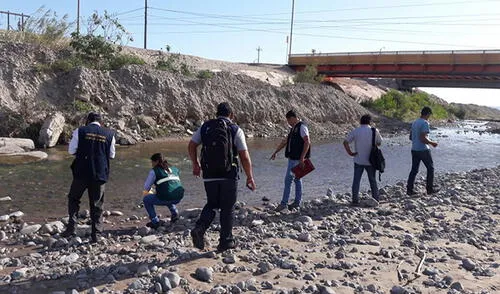 Ilo: autoridades investigan contaminación de río Osmore