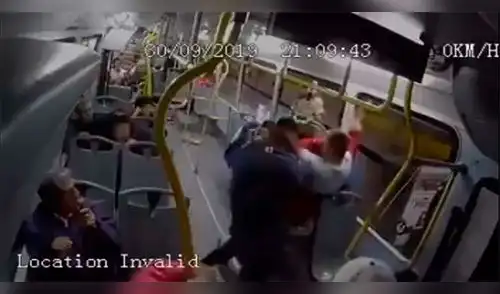 Las cámaras de seguridad captaron toda la secuencia de los hechos. Foto: Captura de vídeo