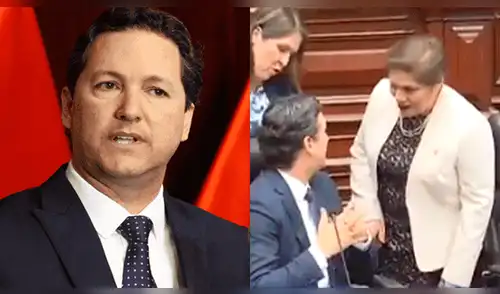 Daniel Salaverry reveló lo que le dijo Luz Salgado fuera del Hemiciclo [VIDEO]