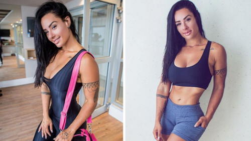 Instagram: diosa fitness brasileña mostró sus sexys tatuajes e impactó al mundo