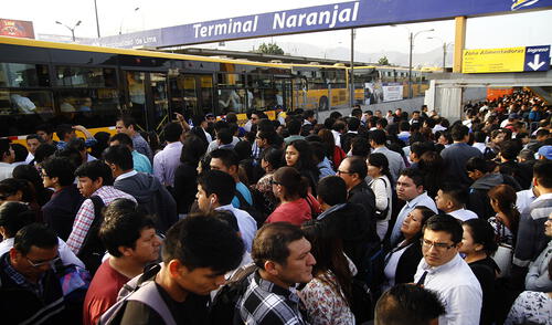  Así luce la estación Naranjal, la más congestionada del Metropolitano [FOTOS]