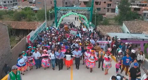 Huancayo ya cuenta con el puente Incontrastable