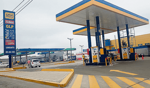 Suben gas. Combustible subió en grifos de Chimbote.