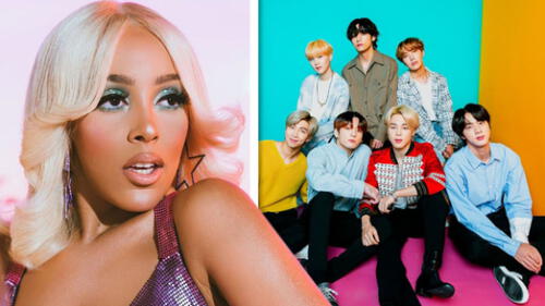 La famosa cantante de "Say So" refutó las críticas hacia el éxito de BTS. Foto: composición La famosa cantante de "Say So" refutó las críticas hacia el éxito de BTS. Foto: composición