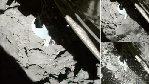 Fotos del aterrizaje de Hayabusa-2 en Ryugu. Foto: Twitter/@haya2e_jaxa. Fotos del aterrizaje de Hayabusa-2 en Ryugu. Foto: Twitter/@haya2e_jaxa.
