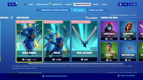 Fornite: vuelve el skin de Ninja y esta es tu última oportunidad para conseguirlo [FOTOS]