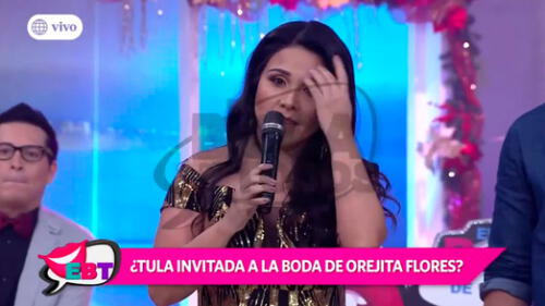 Tula Rodríguez se desmaya luego de recibir mensaje de Edison Flores. Foto: América TV Tula Rodríguez se desmaya luego de recibir mensaje de Edison Flores. Foto: América TV