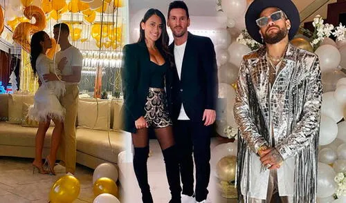 Así celebraron la llegada del 2021 Messi, Cristiano, Neymar, entre otros. Foto: Composición La República Messi, Cristiano, entre otros: año nuevo 2021